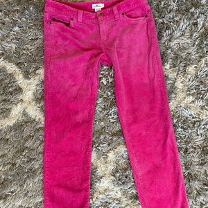 Hot Pink Corduroy Vineyard Vine Skinny Jeans